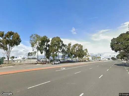 Scenic street view with trees near Northbound Treatment Services, a detox center in Los Angeles.